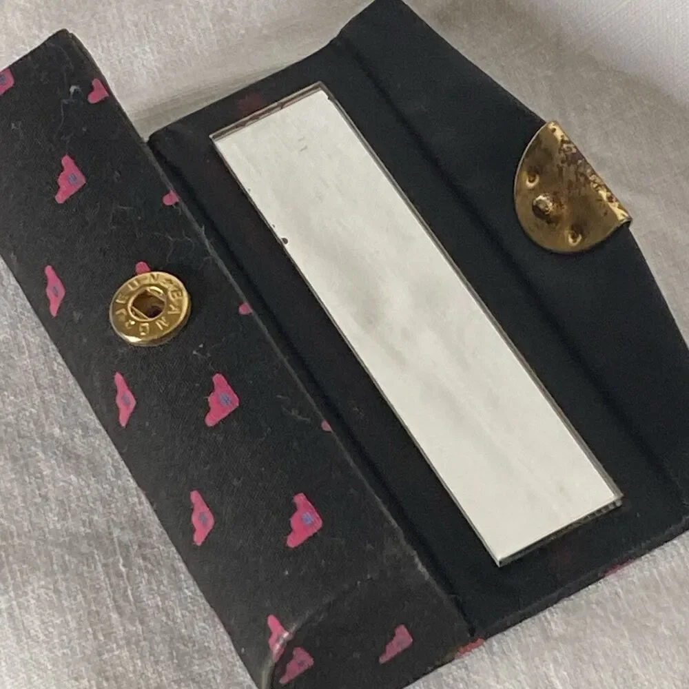 Vintage MARY KAY Lipstick Carry Case Holder w/ Mirror Snap Closure Handbag Purse - Picture 4 of 6